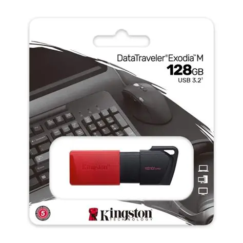 LLAVE MAYA 128GB ROJA/NEGRA