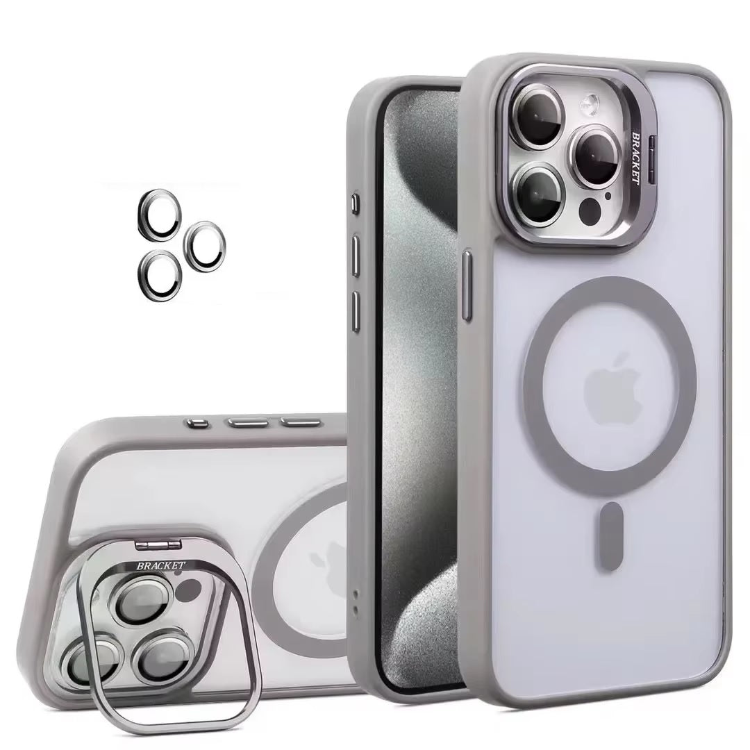 ESTUCHE IPHONE 15 PRO CON PROTECTORES DE CÁMARAS